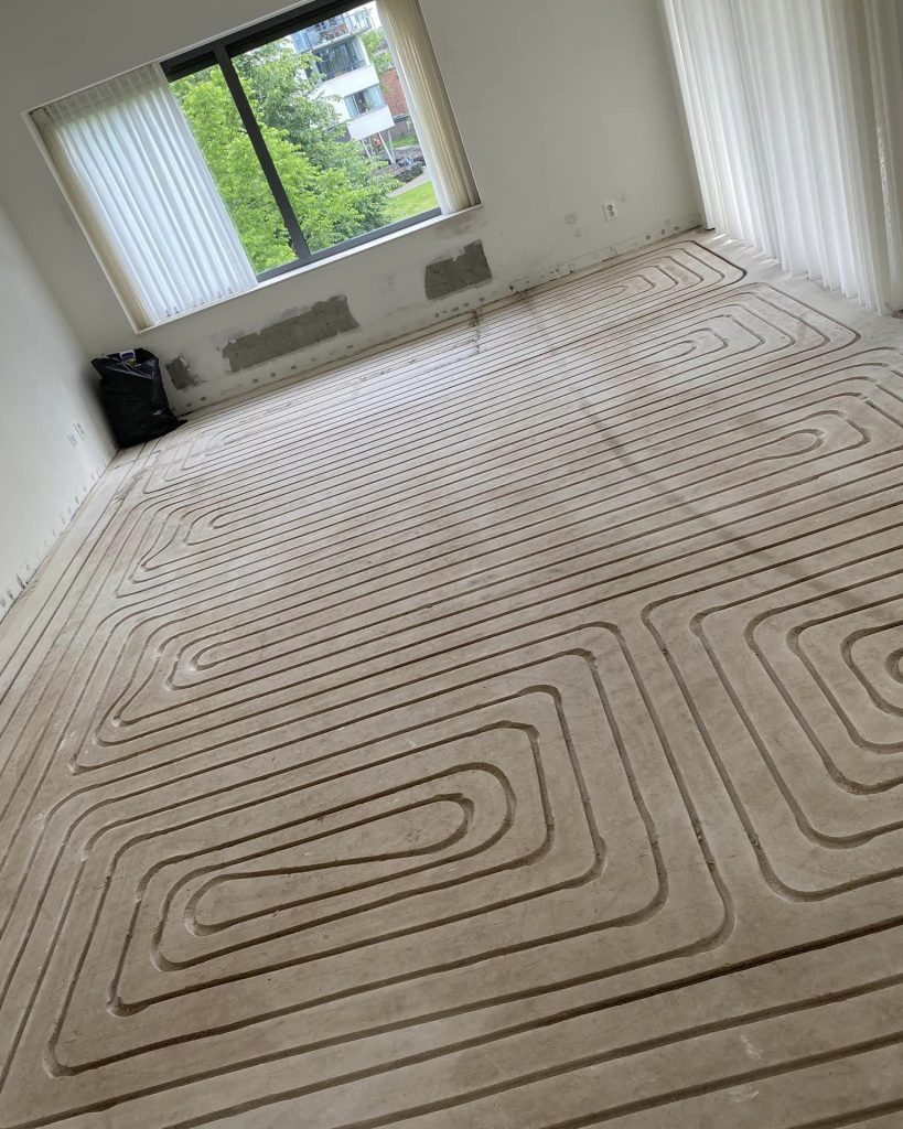 Vloerverwarmingsproject: anhydrietvloer van 140 m² in Gemert